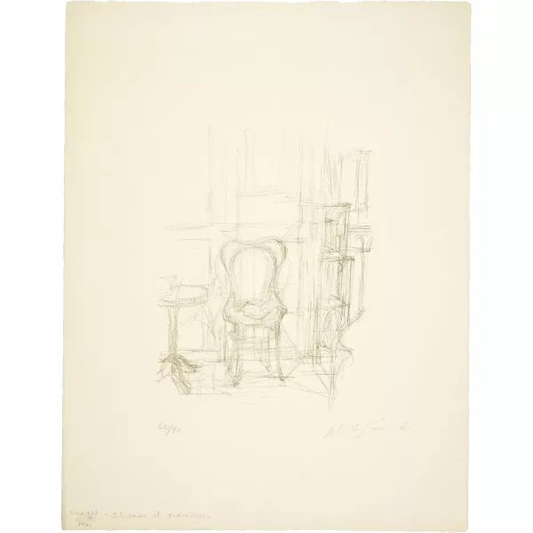 Alberto Giacometti — Chaise et guéridon