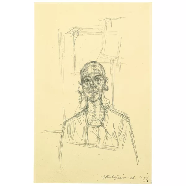 Alberto Giacometti — Portrait de Léna Leclercq