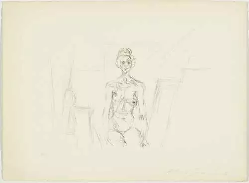 ALBERTO GIACOMETTI — Nu assis. 1961. — Koller Auktionen