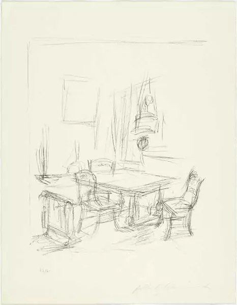 ALBERTO GIACOMETTI — La chambre à Stampa. 1965. — Koller Auktionen
