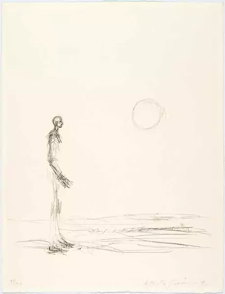 ALBERTO GIACOMETTI — Homme debout et soleil I. 1963. — Koller Auktionen