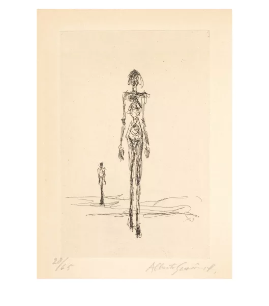 Alberto Giacometti — Jacques Dupin. L’Épervier Paris, GLM [Guy Levis Mano], 1960