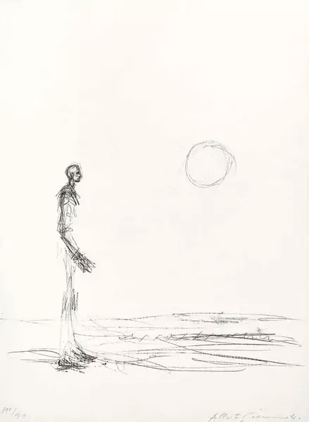 ALBERTO GIACOMETTI — Homme debout et soleil. 1963. — Koller Auktionen