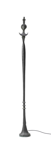 Alberto GIACOMETTI (1901-1966), lampadaire en bronze modèle "Figure", base étroite, version rainurée. Vers 1933-1934. Monogrammé "AG" — DognyAuction