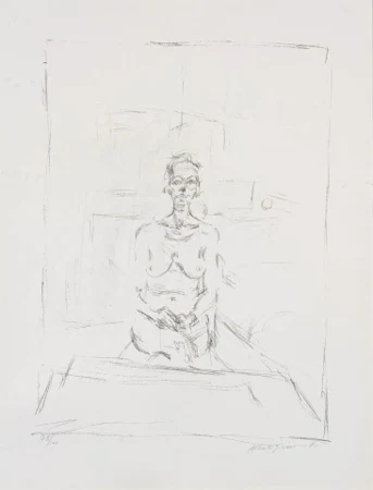 Nu assis, 1965