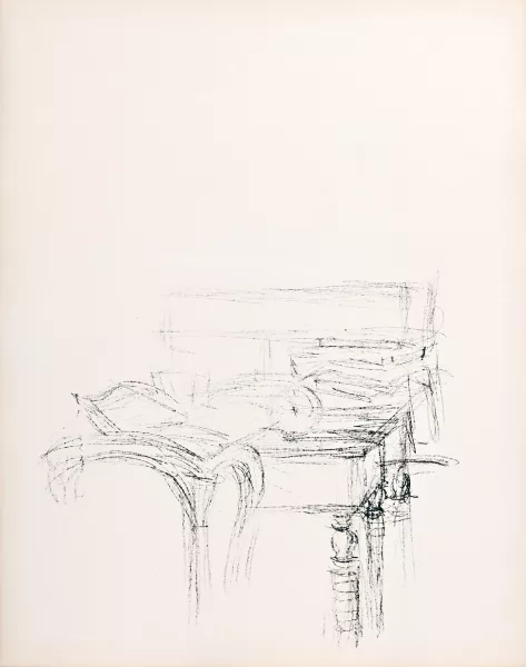 Alberto Giacometti — 2 Blätter aus der Serie "Paris sans fin" Nr. 99 und Nr. 101