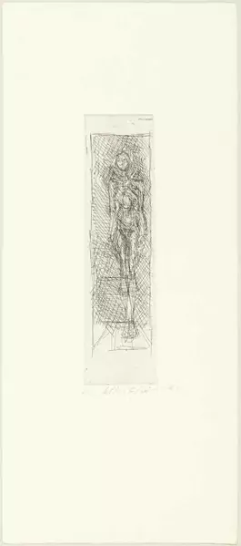 ALBERTO GIACOMETTI — Femme nue de face II. 1955. — Koller Auktionen