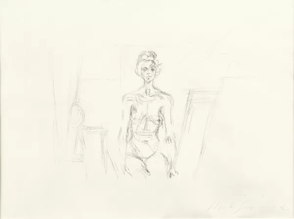 Alberto Giacometti — Nu assis (Seated nude)