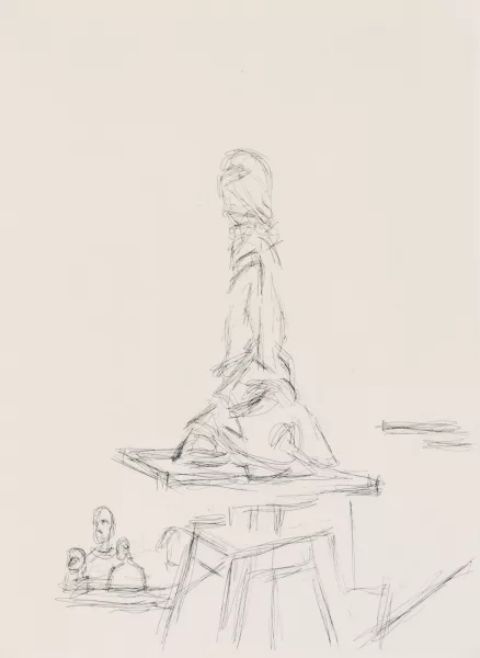 Alberto Giacometti — L'atelier à la sellette, 1964