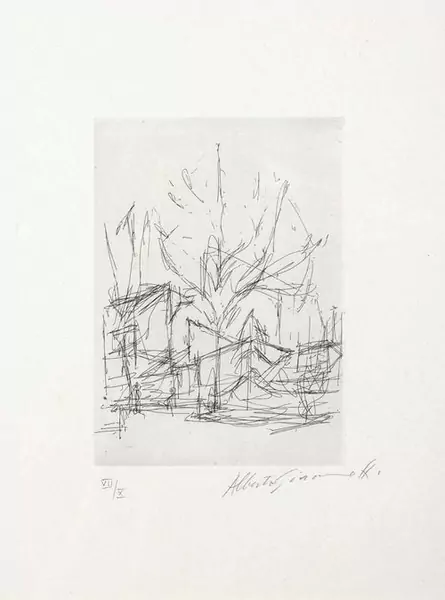 ALBERTO GIACOMETTI — Aus "Feuilles éparses" (René Crevel). 1965. — Koller Auktionen