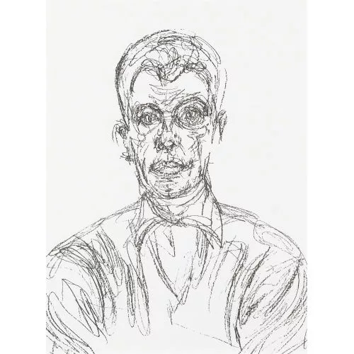 Alberto Giacometti — Head of a man.