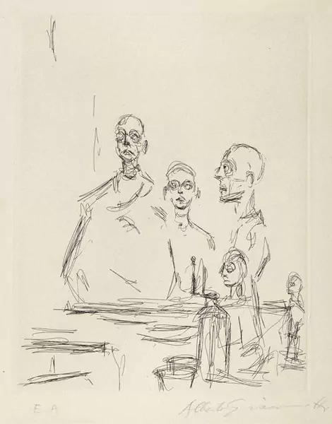 ALBERTO GIACOMETTI — Skulpturen im Atelier. 1964. — Koller Auktionen