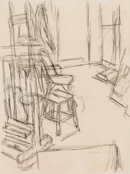 Alberto Giacometti — "L'Atelier au chevalet",