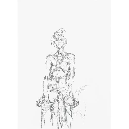 Alberto Giacometti — Seated nude.
