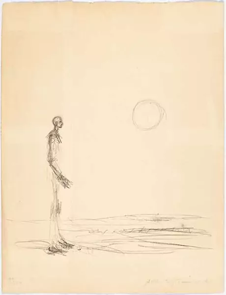 ALBERTO GIACOMETTI — Homme debout et soleil. 1963. — Koller Auktionen