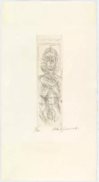 ALBERTO GIACOMETTI — Annette de face. 1955. — Koller Auktionen