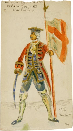 Alberto Giacometti — Guardia Svizzera alla corte di Luigi XVI re di Francia — Galerie Kornfeld