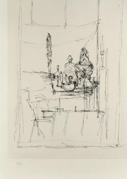 Alberto Giacometti — Figurines dans l'atelier (from "La magie quotidienne")