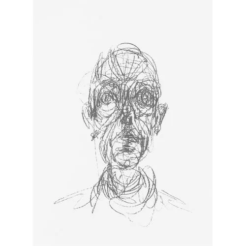 Alberto Giacometti — Head of a man.