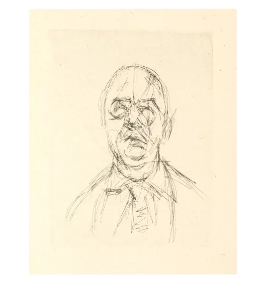 Alberto Giacometti — Les douze portraits du célèbre Orbandale Paris, Le degré 41, 1962