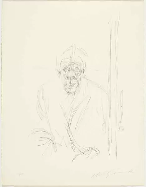 ALBERTO GIACOMETTI — Autoportrait. 1963. — Koller Auktionen