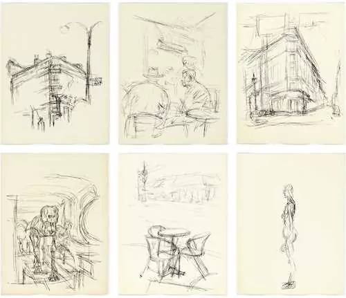 ALBERTO GIACOMETTI — Aus: Paris sans fin. 1969. — Koller Auktionen