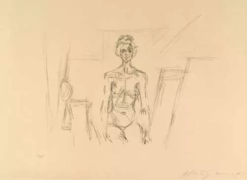 ALBERTO GIACOMETTI — Nu assis. 1961. — Koller Auktionen