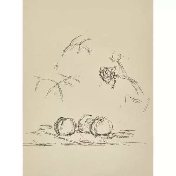 Alberto Giacometti — "Trois pommes III".