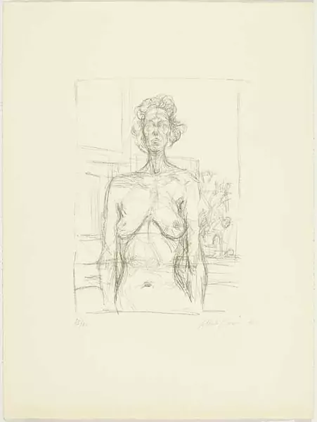 ALBERTO GIACOMETTI — Nu aux fleurs. 1960. — Koller Auktionen