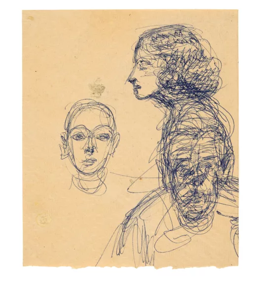 Alberto Giacometti — Têtes de face et de profil