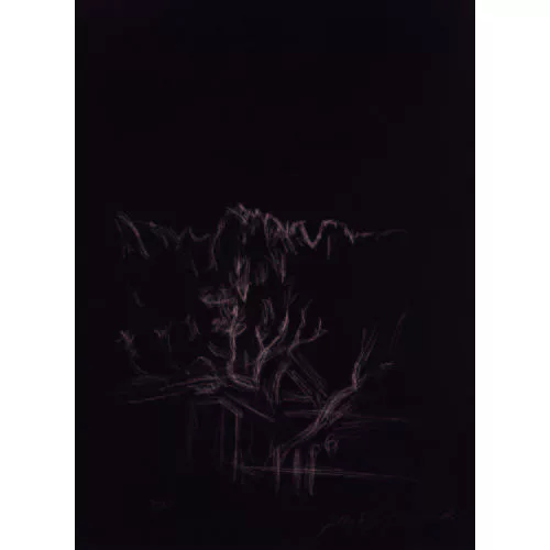 Alberto Giacometti — Landscape with trees.