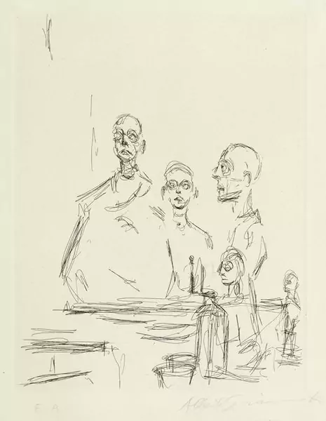 ALBERTO GIACOMETTI — Sculptures dans l' atelier. 1964. — Koller Auktionen