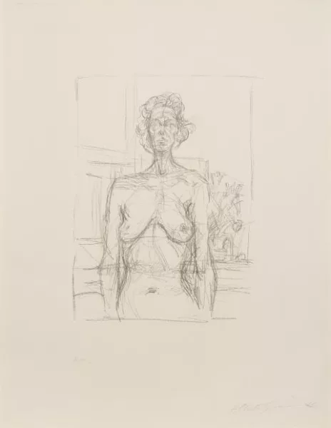 Alberto Giacometti — Nu aux fleurs