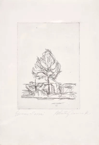 Alberto Giacometti — L'arbre, 1955-1956