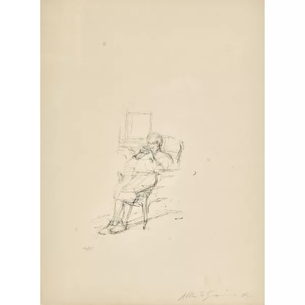 Alberto Giacometti — "La mère de l'artiste assise I".