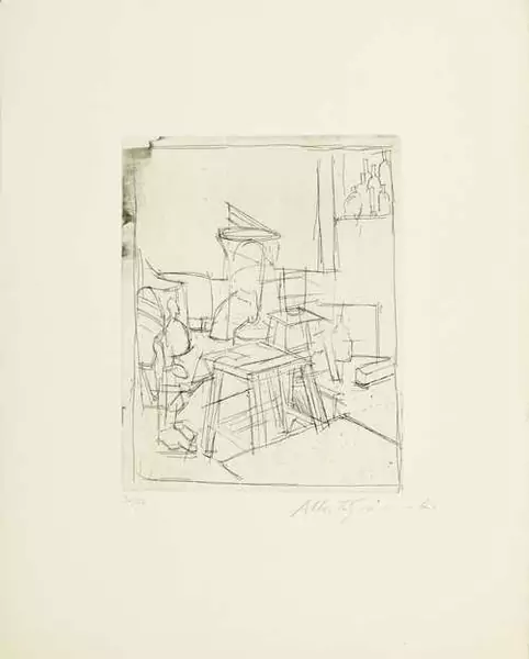 ALBERTO GIACOMETTI — Les deux tabourets. 1955. — Koller Auktionen