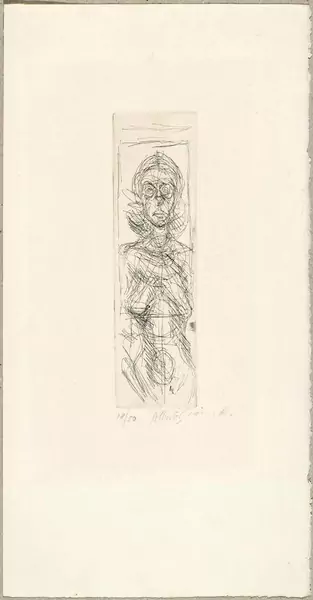 ALBERTO GIACOMETTI — Annette de face. 1955. — Koller Auktionen