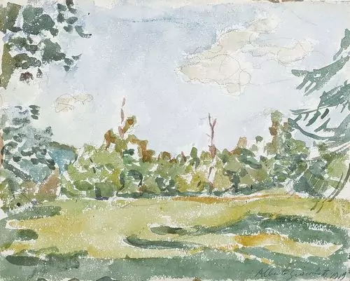 GIACOMETTI, ALBERTO — Landschaft. Um 1919. — Koller Auktionen