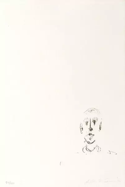 ALBERTO GIACOMETTI — Tête d' Homme. 1957. — Koller Auktionen