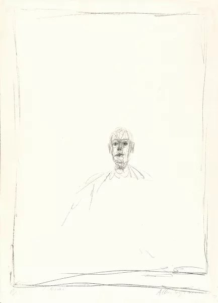 Alberto Giacometti — Buste homme II, 1963