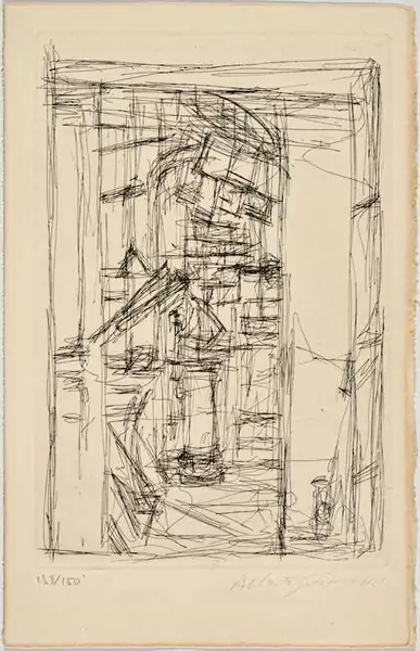 ALBERTO GIACOMETTI — Le Poêle dans l'atelier I. 1955/56. — Koller Auktionen