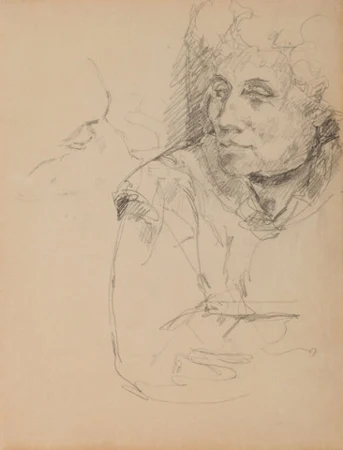 Porträt der Mutter Annetta, 1918