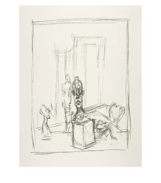 Alberto Giacometti — L'Atelier de Stampa: "Tête de Diego sur socle" II