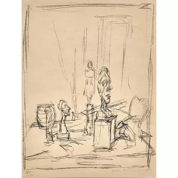 "L'Atelier de Stampa: 'Tête de Diego sur socle' I"