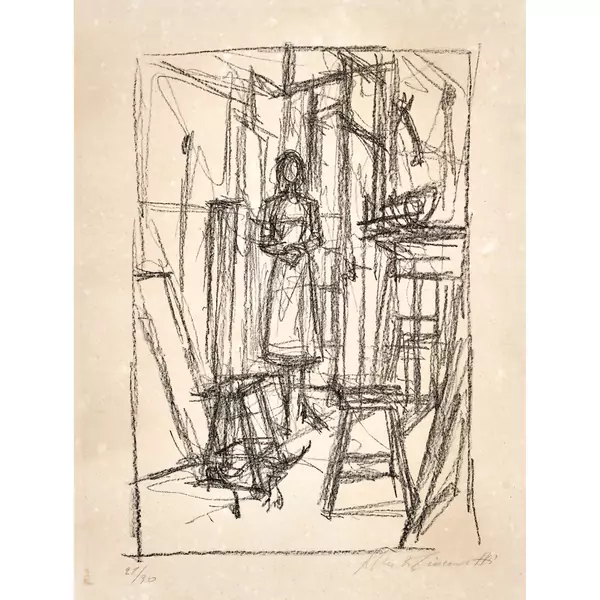 "Anette dans l'atelier"