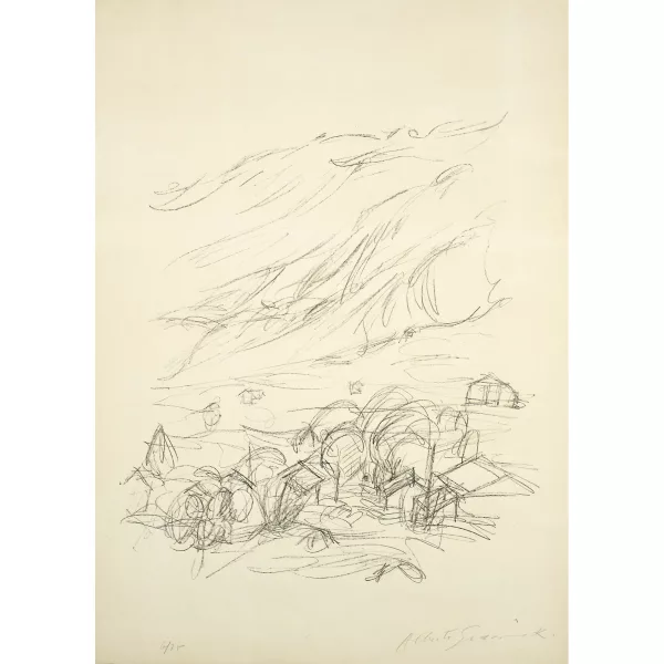Alberto Giacometti — Paysage à Stampa