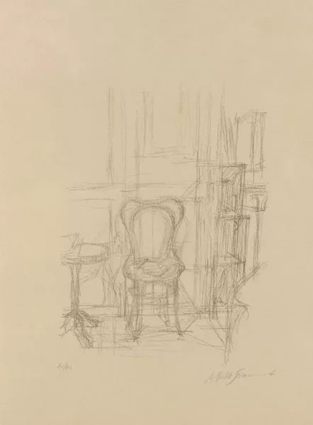 Alberto Giacometti — Chaise et guéridon