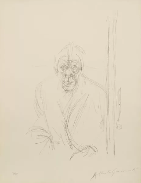 Alberto Giacometti — Autoportrait