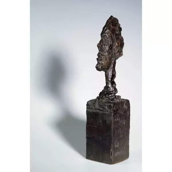 Alberto Giacometti — Tête de Diego sur Socle — Galerie Kornfeld