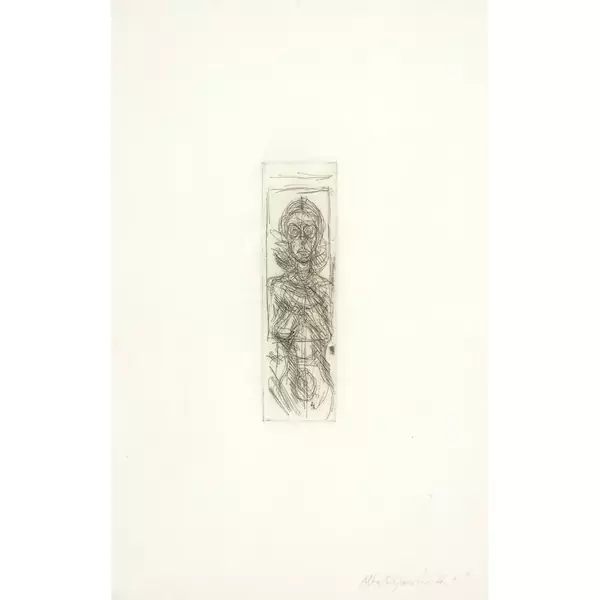 Alberto Giacometti — Annette de face — Galerie Kornfeld